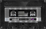 Compact Cassette Maxell UD 54 Type I Normal 1982 Japan