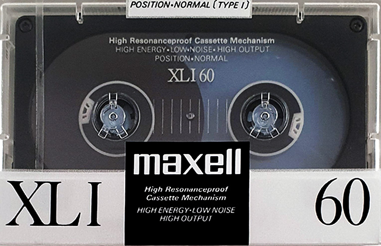 Compact Cassette Maxell XLI 60 Type I Normal 1988 Japan