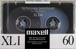 Compact Cassette Maxell XLI 60 Type I Normal 1988 Japan