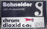 Compact Cassette Schneider 90 Type II Chrome 1983 Germany