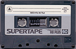 Compact Cassette SUPERTAPE HB Plus 60 "44-9226A" Type II Chrome 1992 Europe