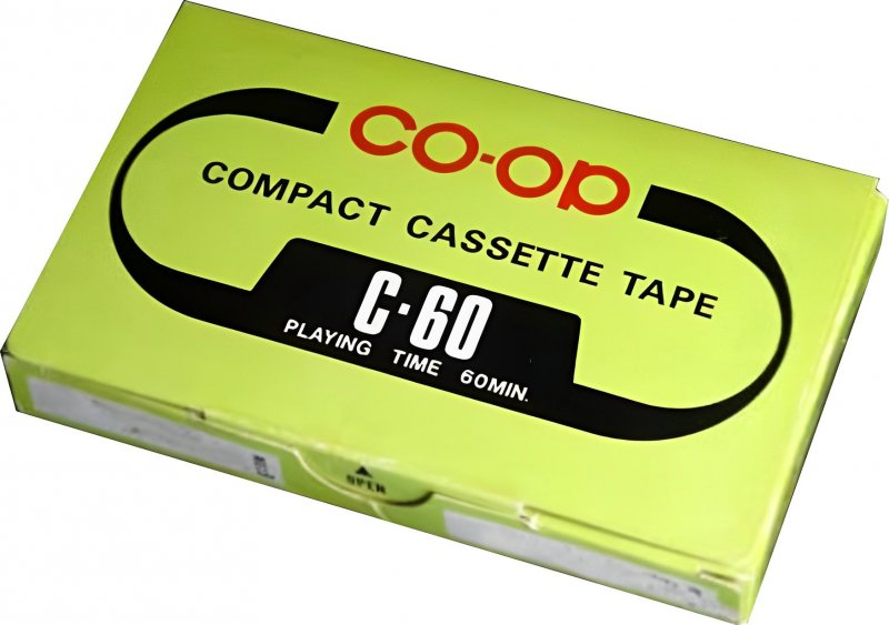 Compact Cassette CO-OP 60 Type I Normal 1972 Japan