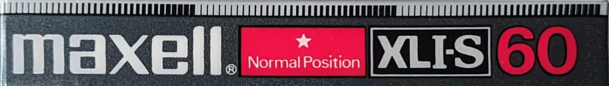 Compact Cassette Maxell XLI-S 60 Type I Normal 1982 Japan
