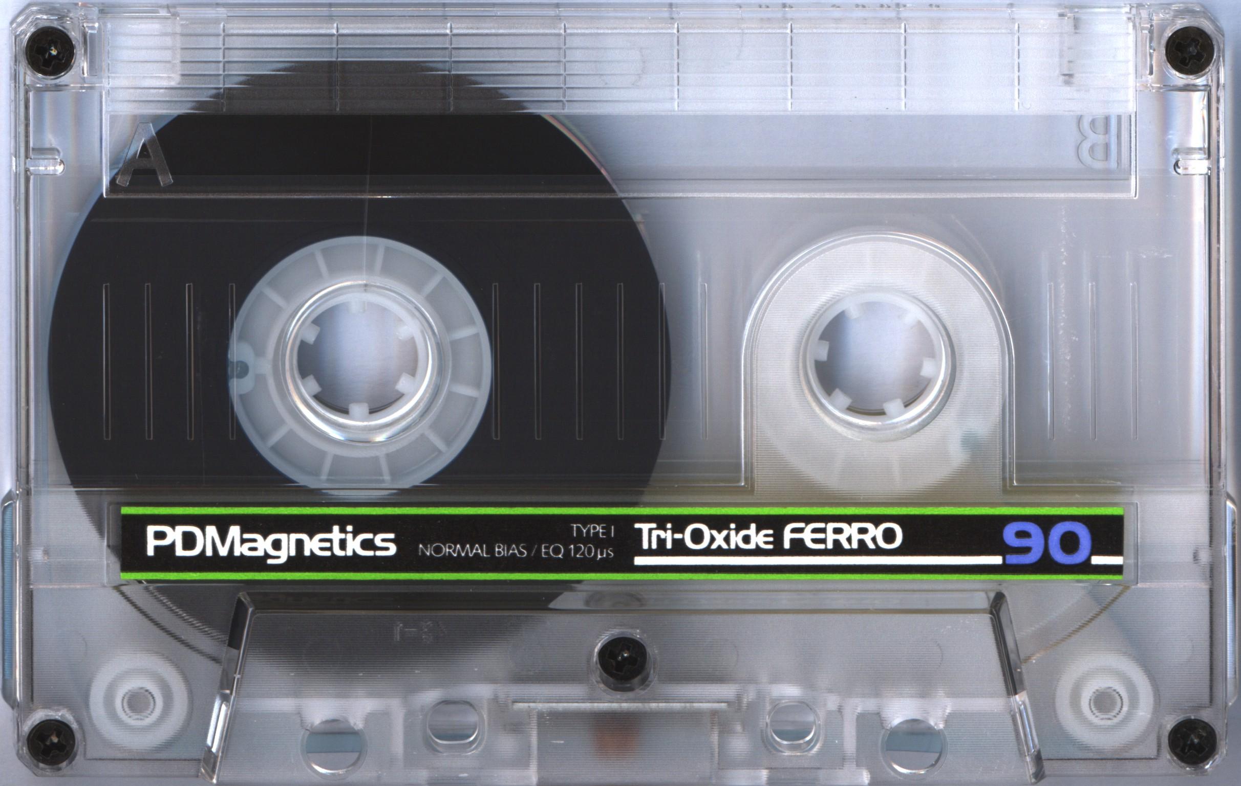 Compact Cassette PDM / PDMagnetics Tri-Oxide Ferro 90 Type I Normal 1983 Europe