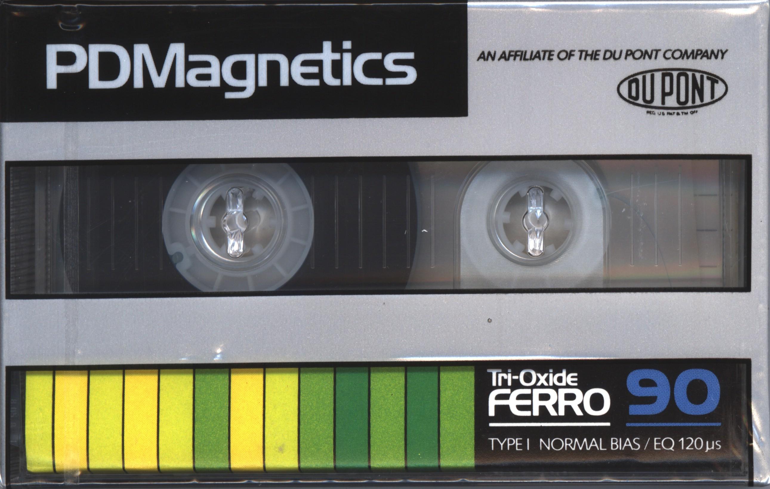 Compact Cassette PDM / PDMagnetics Tri-Oxide Ferro 90 Type I Normal 1983 Europe