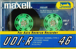 Compact Cassette Maxell UDI-R 46 Type I Normal 1985 Japan