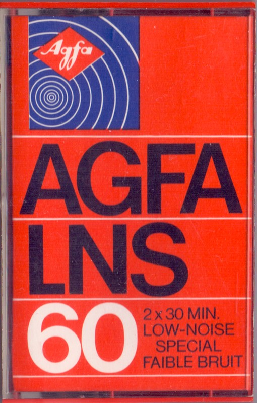 Compact Cassette AGFA LNS 60 Type I Normal 1975 Europe