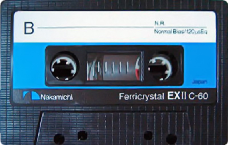 Compact Cassette Nakamichi EX II 60 Type I Normal 1978 USA