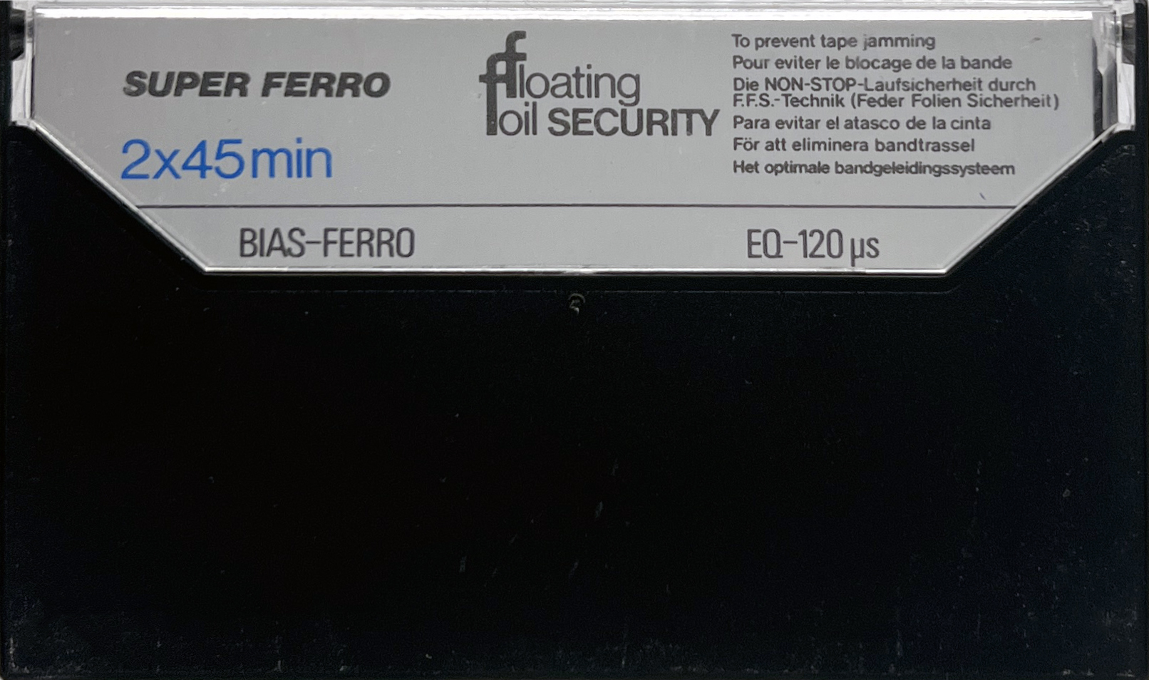 Compact Cassette Radiola Super Ferro 90 Type I Normal 1978 Europe