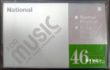 Compact Cassette National DS 46 "RT-DS(G)" Type I Normal 1986 Japan