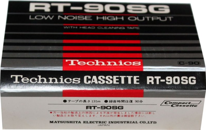 Compact Cassette Technics SG 90 "RT-90SG" Type I Normal 1974 Japan