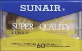 Compact Cassette Sunair 60 "SQ" Type I Normal Unknown Country