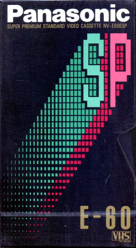 VHS, Video Home System Panasonic SP 60 "NV-E60ESP" Type I Normal Europe