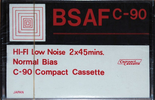 Compact Cassette BSAF 90 Type I Normal 1978 Hong Kong