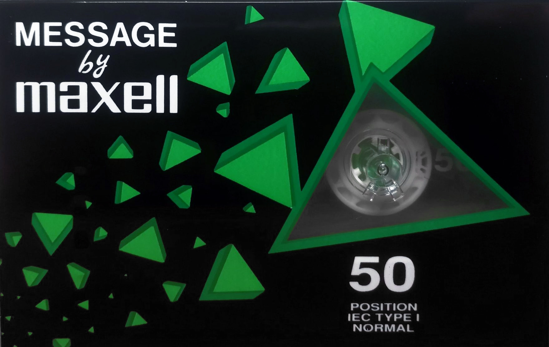 Compact Cassette Maxell Message 50 Type I Normal 1991 Italy