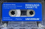 Compact Cassette Universum Cleaning Cassette 1979 Europe