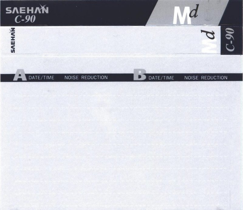 Compact Cassette Saehan MD 90 Type I Normal 1998 South Korea