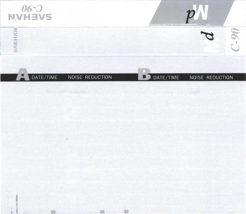 Compact Cassette Saehan MD 90 Type I Normal 1998 South Korea