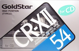 Compact Cassette Goldstar CR-XII 54 Type II Chrome 1990 Japan