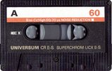Compact Cassette Universum UCX II-S 60 Type II Chrome 1983 Europe