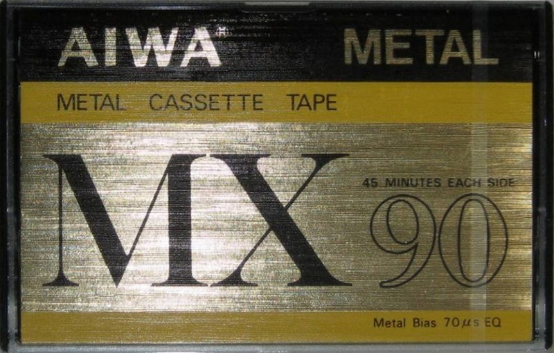 Compact Cassette Aiwa MX 90 Type IV Metal 1979 Japan