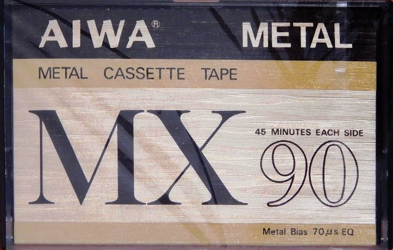 Compact Cassette Aiwa MX 90 Type IV Metal 1979 Japan