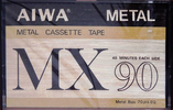 Compact Cassette Aiwa MX 90 Type IV Metal 1979 Japan