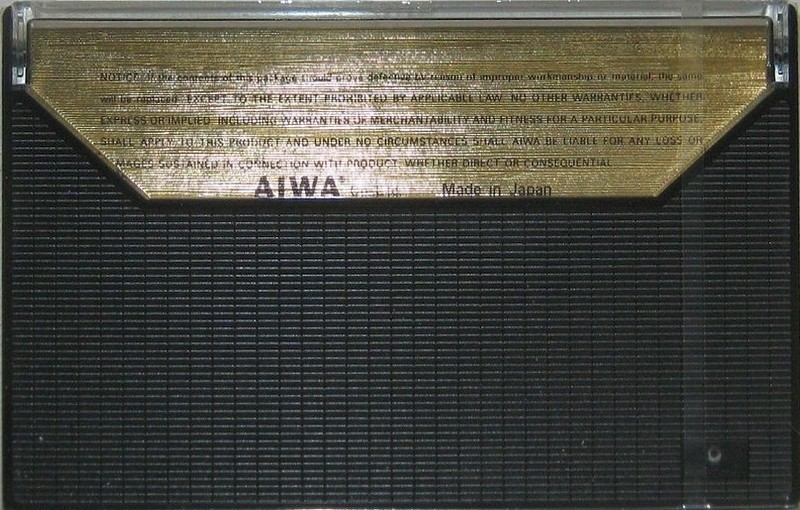 Compact Cassette Aiwa MX 90 Type IV Metal 1979 Japan