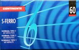 Compact Cassette Continent / Continente S-Ferro 60 Type I Normal Europe