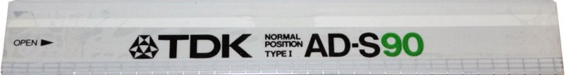 Compact Cassette TDK AD-S 90 Type I Normal 1984 Japan