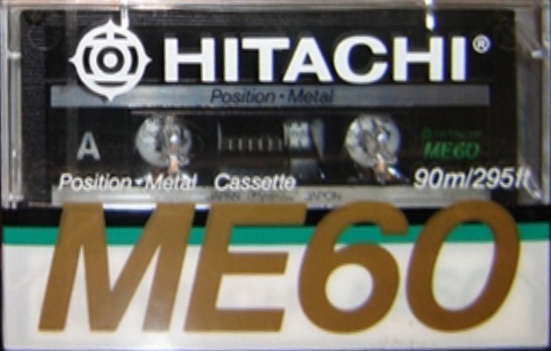 Compact Cassette Hitachi ME 60 Type IV Metal 1988 Europe