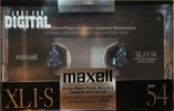 Compact Cassette Maxell XLI-S 54 Type I Normal 1990 Japan