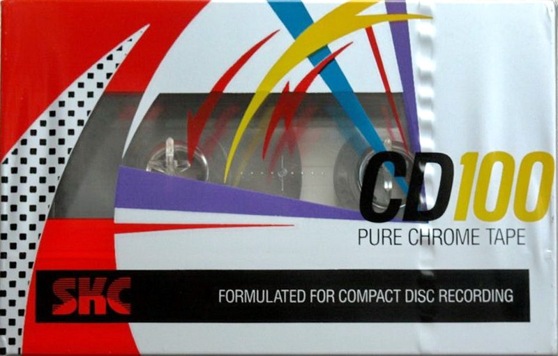 Compact Cassette SKC CD 100 Type II Chrome 1990 North America
