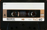 Compact Cassette Sony FeCr 60 Type III Ferro Chrome 1979 North America
