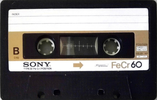Compact Cassette Sony FeCr 60 Type III Ferro Chrome 1979 North America