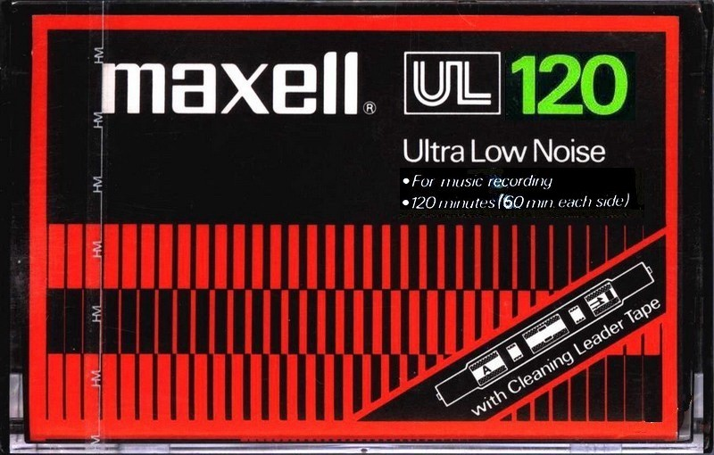 Compact Cassette Maxell UL 120 Type I Normal 1977 Europe