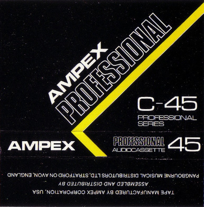 Compact Cassette Ampex Professional 45 Type I Normal 1978 UK