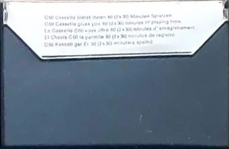 Compact Cassette Primus 60 Type I Normal Europe