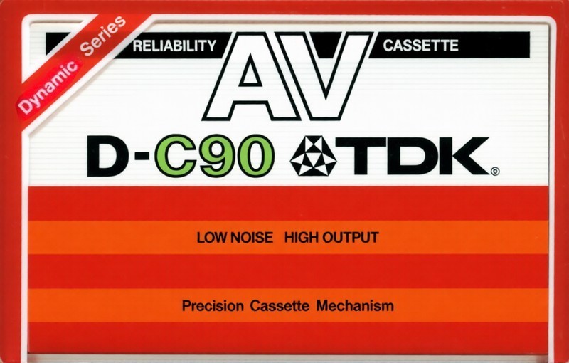 Compact Cassette TDK AV 90 Type I Normal 1979 Europe, USA