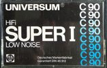 Compact Cassette Universum Super 90 "Super I" Type I Normal 1981 Europe