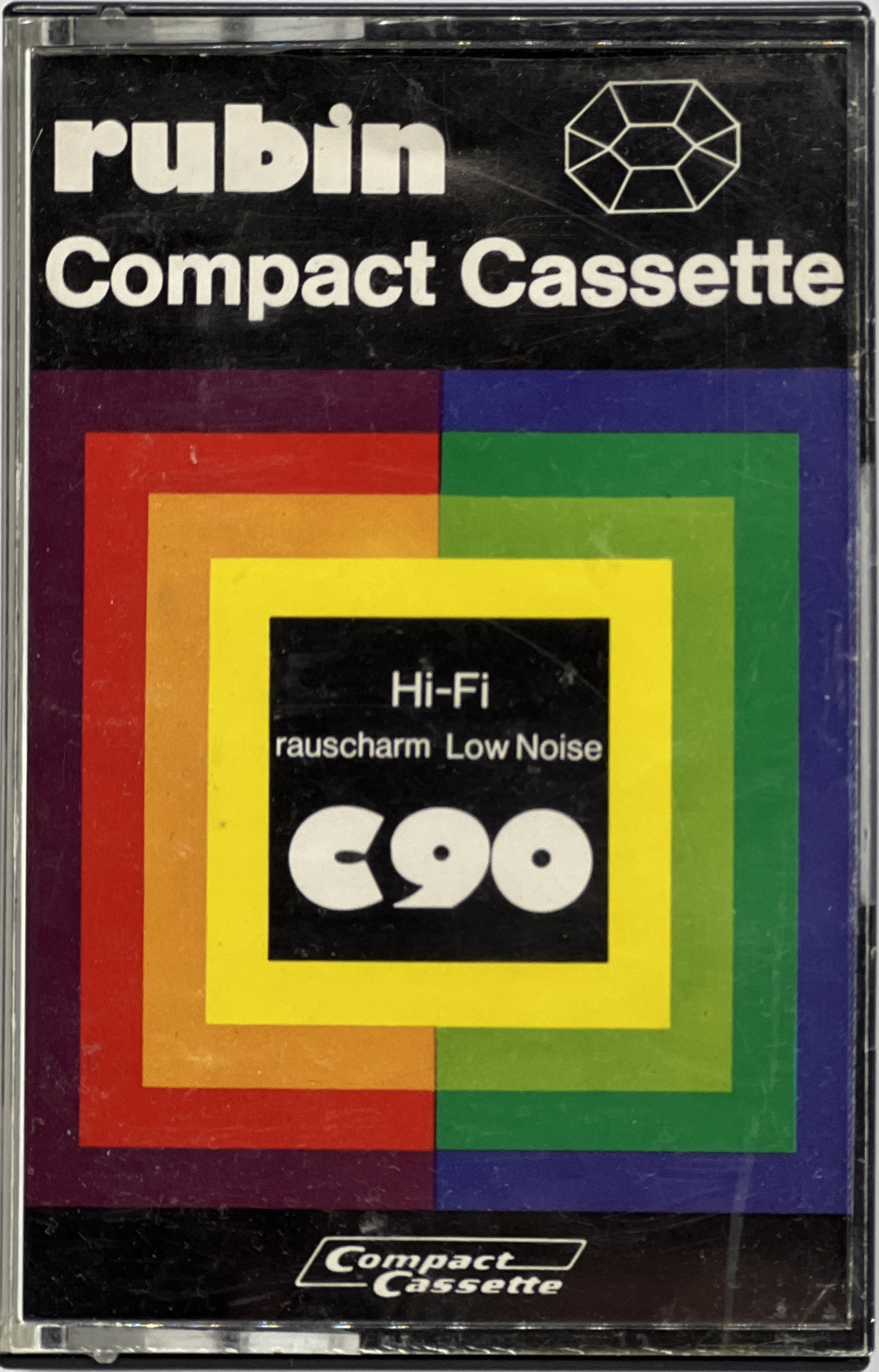 Compact Cassette Rubin 90 Type I Normal 1980 Switzerland