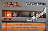 Compact Cassette Contec MAX-3 60 Type I Normal 1980 USA