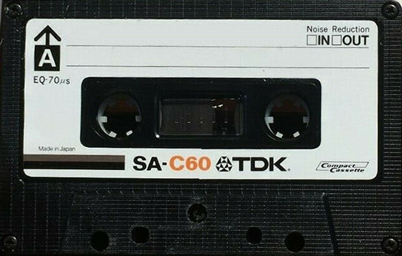 Compact Cassette TDK SA 60 Type II Chrome 1975 Europe, USA