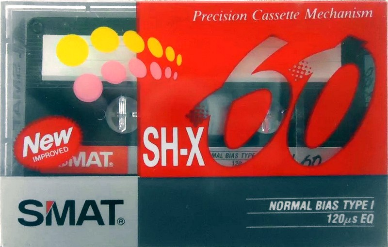 Compact Cassette Smat SH X 60 Type I Normal 1988 Europe