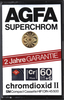 Compact Cassette AGFA Superchrom 60+6 Type II Chrome 1981 Europe