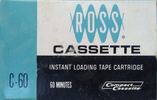 Compact Cassette Ross 60 Type I Normal 1968 USA
