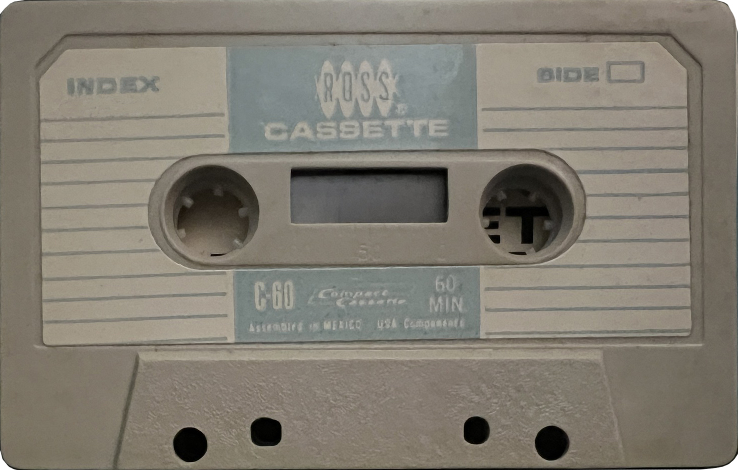 Compact Cassette Ross 60 Type I Normal 1968 USA