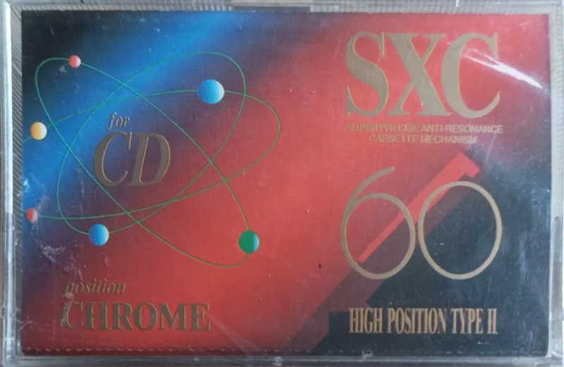 Compact Cassette SXC 60 Type II Chrome Europe