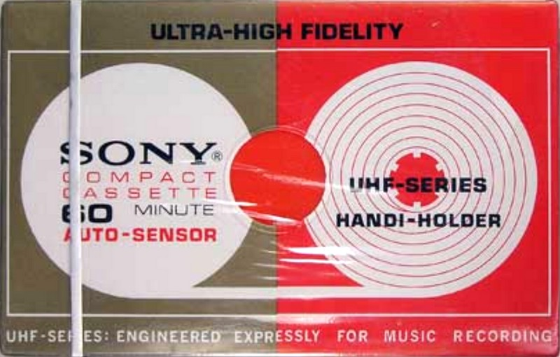 Compact Cassette Sony 60 "Handi-Holder UHF" Type I Normal 1974 USA