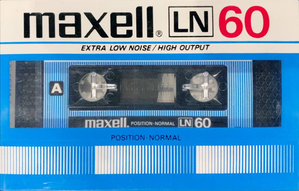 Compact Cassette Maxell LN 60 Type I Normal 1982 Europe